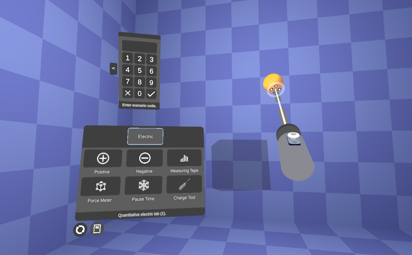 charge tool being used
